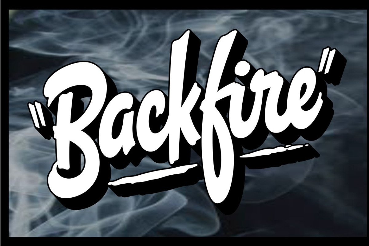 Backfire, a Script Font by Art And Sign Unlimited (Photo 1 of 5)