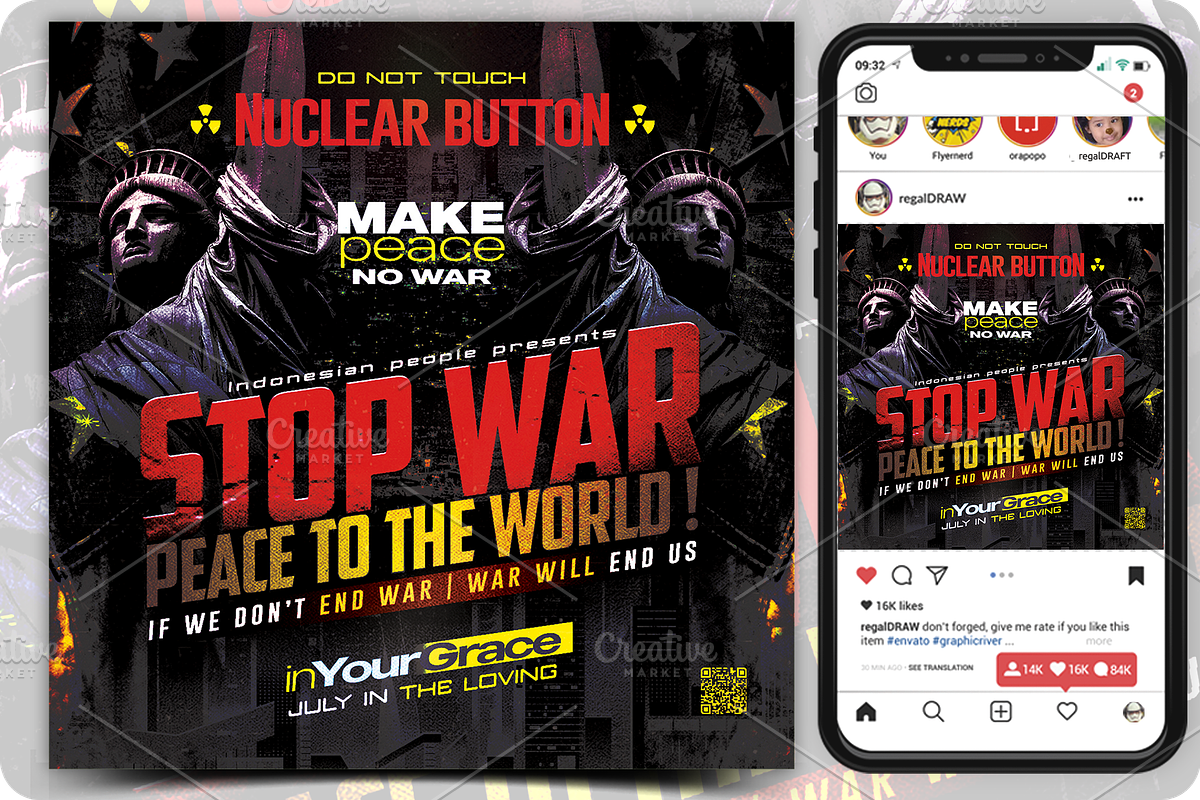 Propaganda Flyer, a Flyer Template by regalDRAW (Photo 1 of 3)