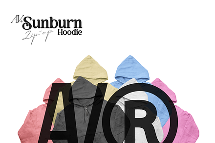 AV-SUNBURN ZIP-UP HOODIE