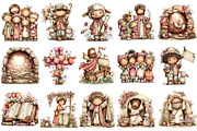 Whimsical Easter Nativity Scene Clip, an Illustration by OK Design (Thumbnail 3 of 6)