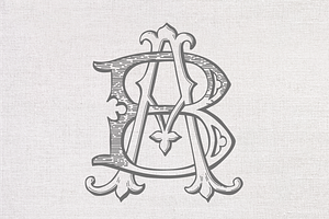 AB vintage monogram