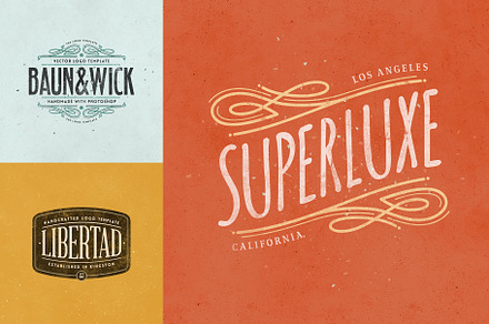 Retro Logo Templates V.04