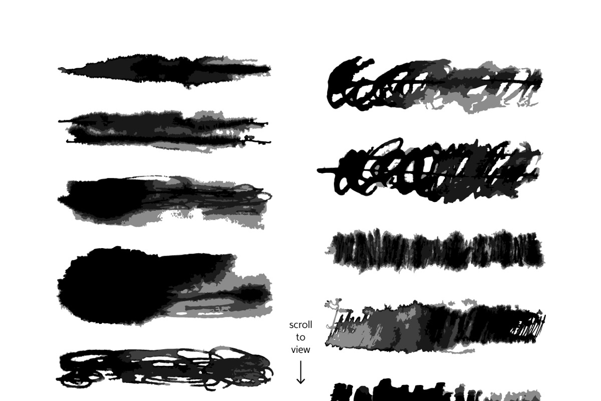 Scribble Brushes for Illustrator preview 7