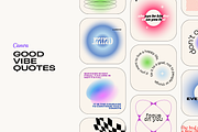 Good Vibe Quotes, a Social Media Template by marmaries (Thumbnail 1 of 9)