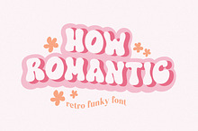 How Romantic Retro Funky Font
