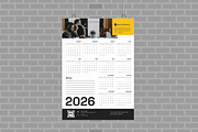 Startup Wall Calendar 2026 Edition, a Stationery Template by twinstd (Thumbnail 4 of 4)
