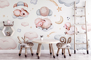 Sweet dreams watercolor collection, an Animal Illustration by Peace ART (Thumbnail 16 of 17)