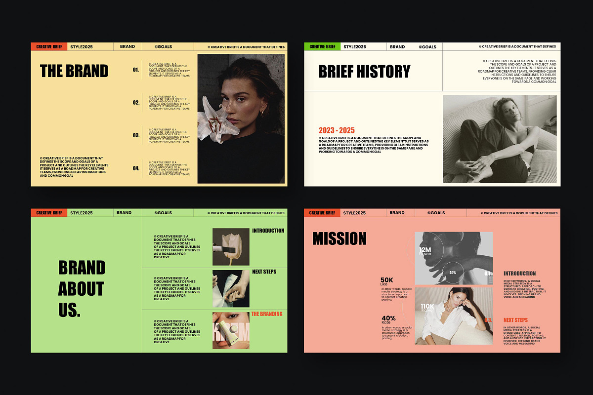 Complete Branding Pack / 4in1, a Presentation Template by Studio Industry (Photo 15 of 19)