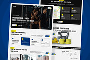 Health & Training Landing Page UI, a Landing Page Template by twinstd (Thumbnail 4 of 5)