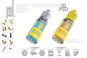 Unicorn Dropper Bottles Mock-up, a Cups & Container Mockup by akropol (Thumbnail 2 of 14)