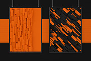 3D Geometric-Orange And Black, a Background Graphic by BIBIART (Thumbnail 2 of 10)