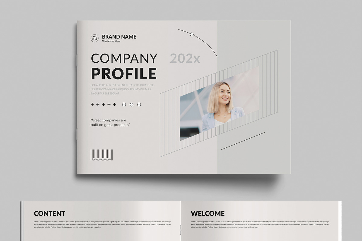 Company Profile Layout Template preview 2