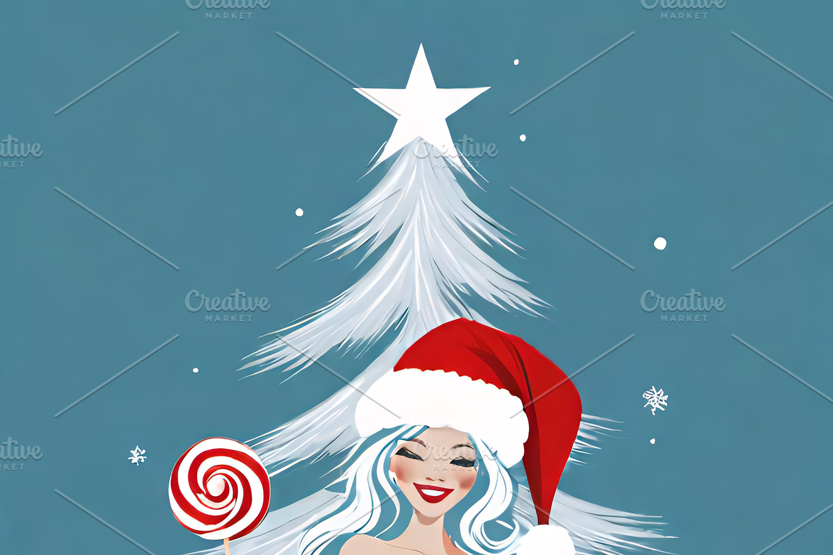 Glam Santa Girls Collection, an Illustration by ETARA by Mea Hau (Photo 4 of 7)