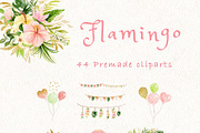 Pink Flamingo clipart, an Illustration by heyiamalice (Thumbnail 4 of 13)