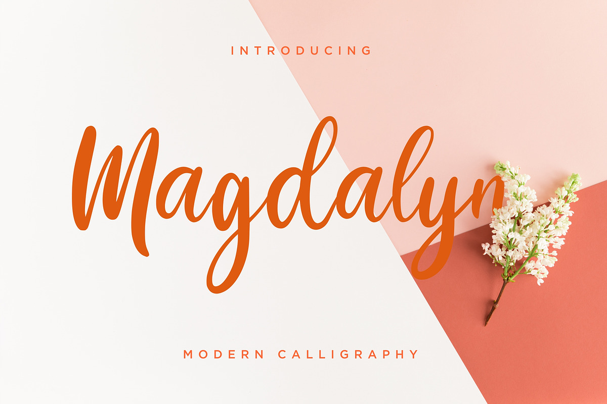 Magdalyn Modern Wedding Font