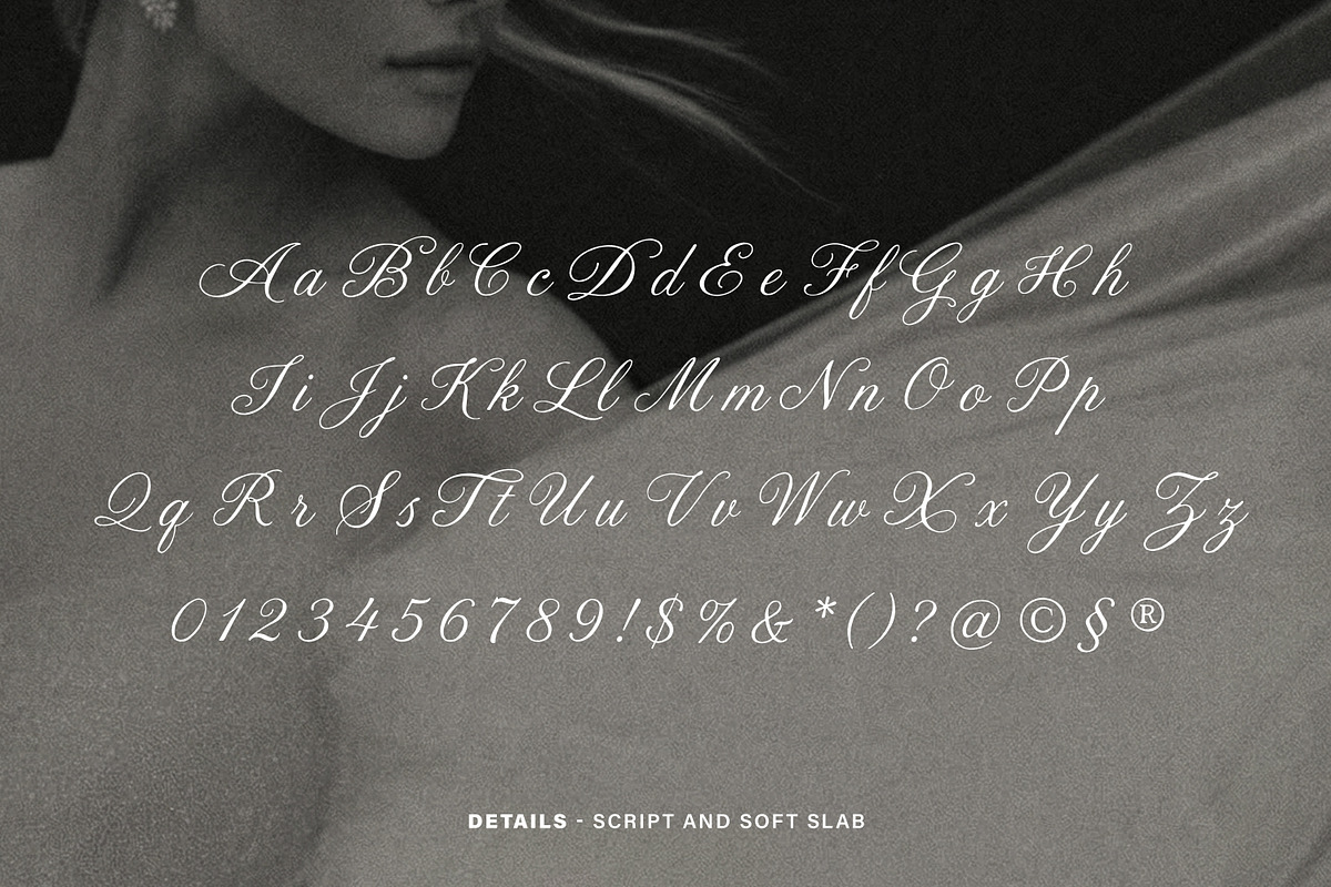 Details - Refined Font Duo, a Script Font by Davide Bassu (Photo 16 of 17)