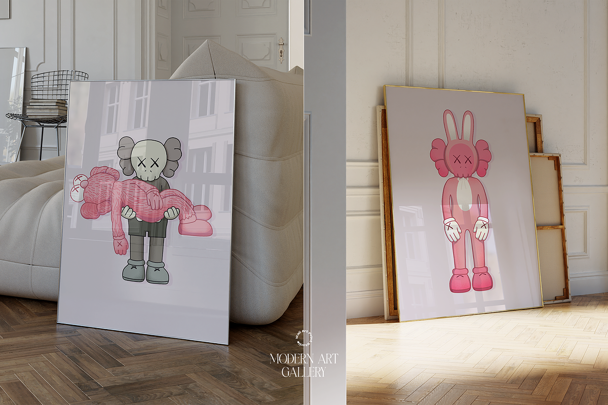 Modern Art Gallery 5, a Graphic by Wall Art Print Studio (Photo 8 of 18)