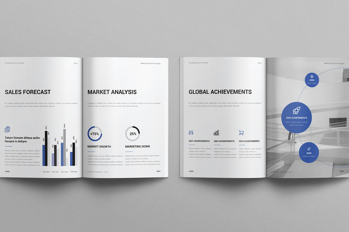 Marketing Brochure Template, a Brochure Template by E-Type (Photo 5 of 7)