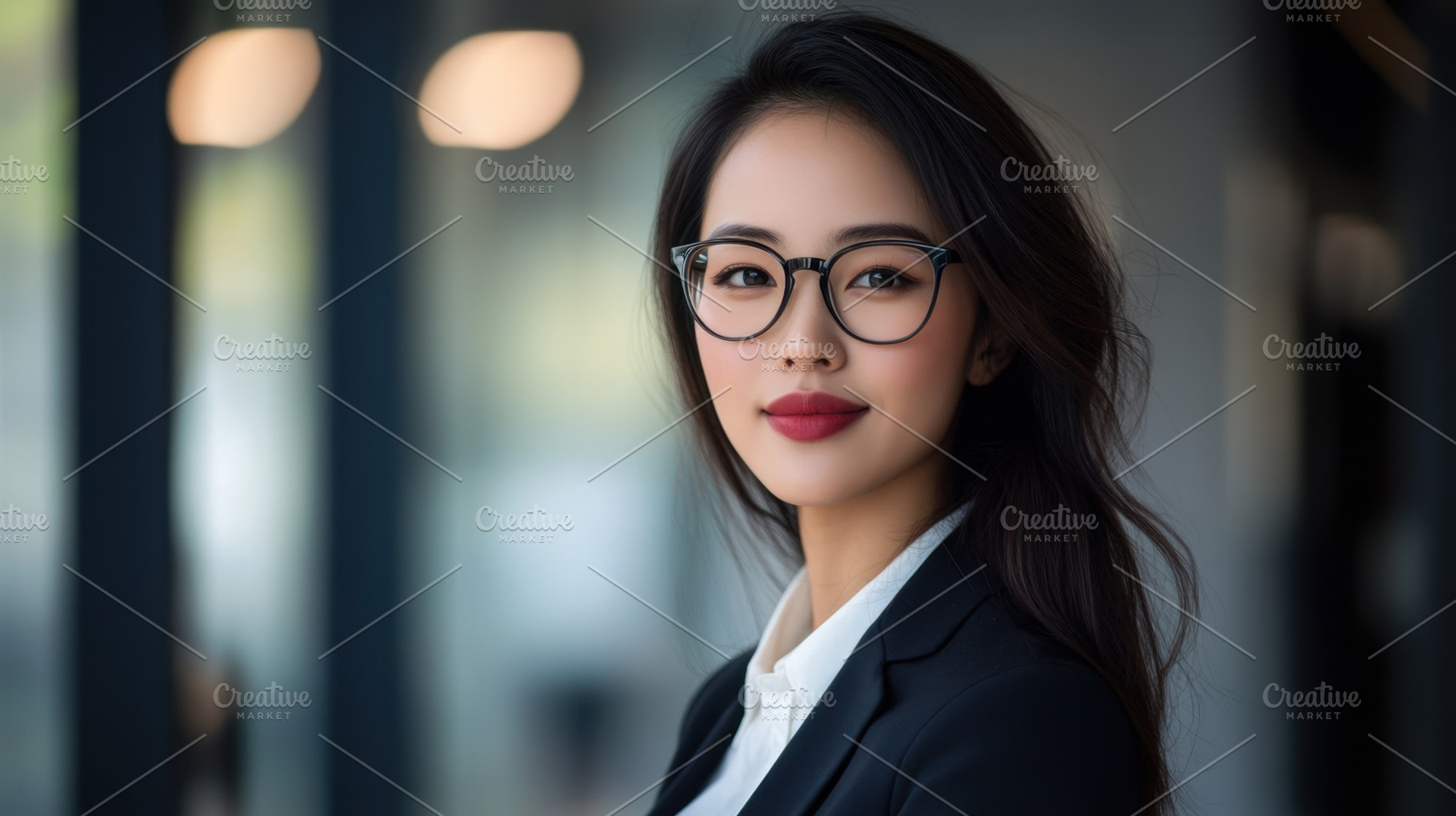 Professional woman in office attire, a Photo by Beautiful things