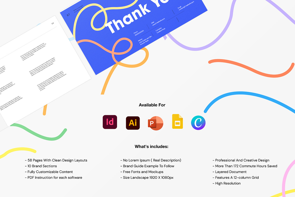 Galaxy | Brand Guidelines Template, a Presentation Template by CreativeSoup.io (Photo 12 of 12)