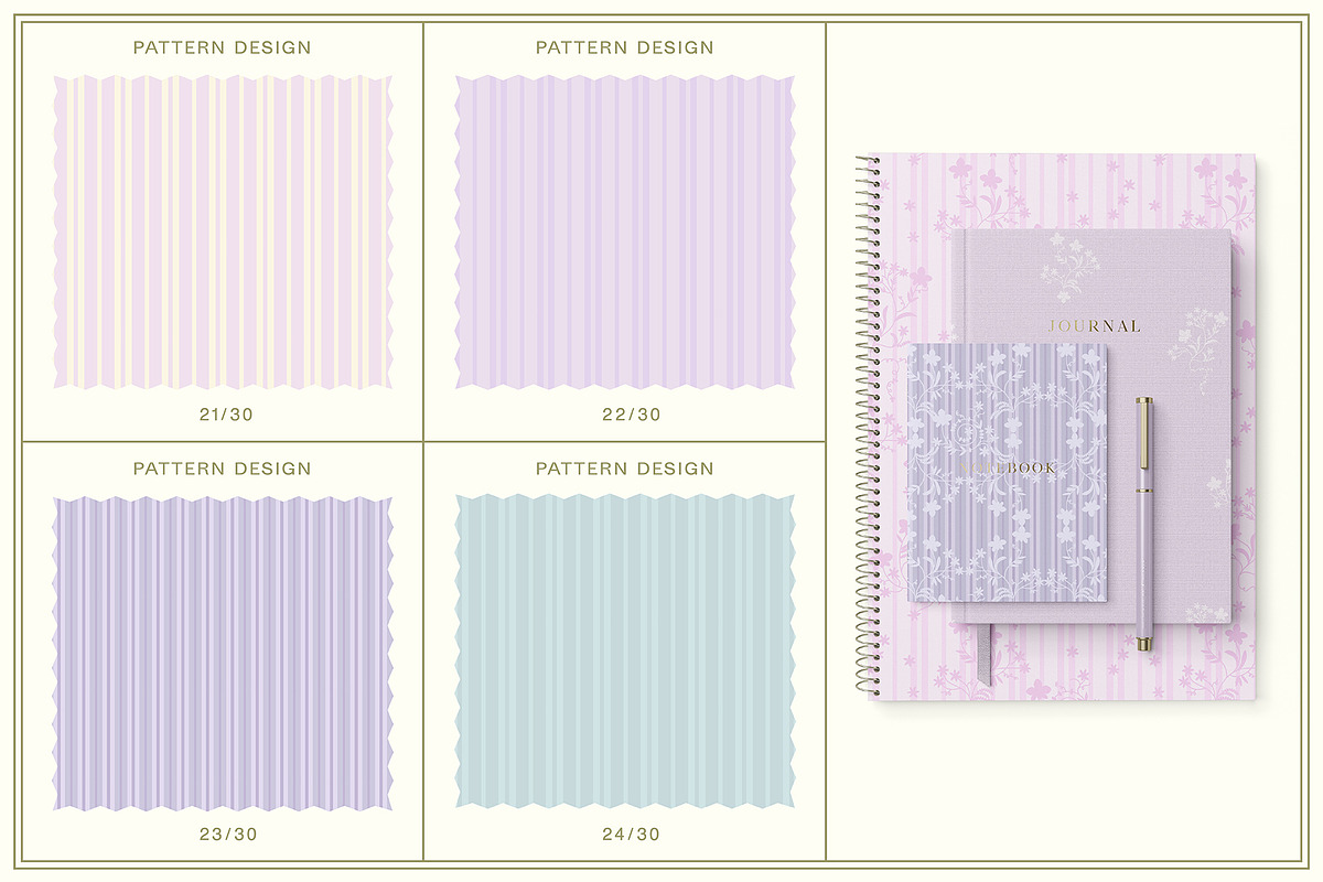 Regencycore. Floral Patterns, a Pattern Graphic by NKTN (Photo 8 of 11)