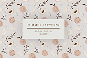 Summer patterns with vintage fruits, a Pattern Graphic by mamormo (Thumbnail 1 of 5)