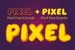 Pixel - Display Font