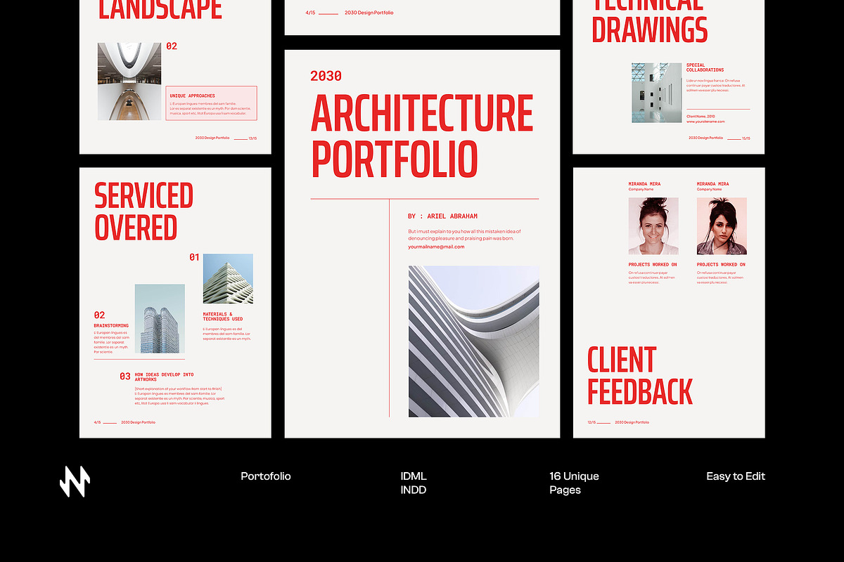 Clean Minimalist Portfolio