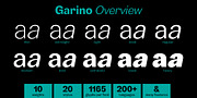 Garino, a Sans Serif Font by Julien Fincker (Thumbnail 4 of 15)