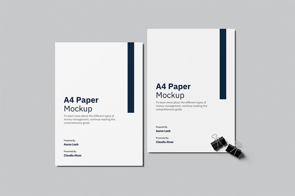 High Quality A4 Paper Mockup, an Advertising Mockup by swsi-studio (Photo 5 of 5)