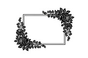 Floral Decorative Frame Vector Bundl, an Illustration by musafir_fashion (Thumbnail 24 of 51)