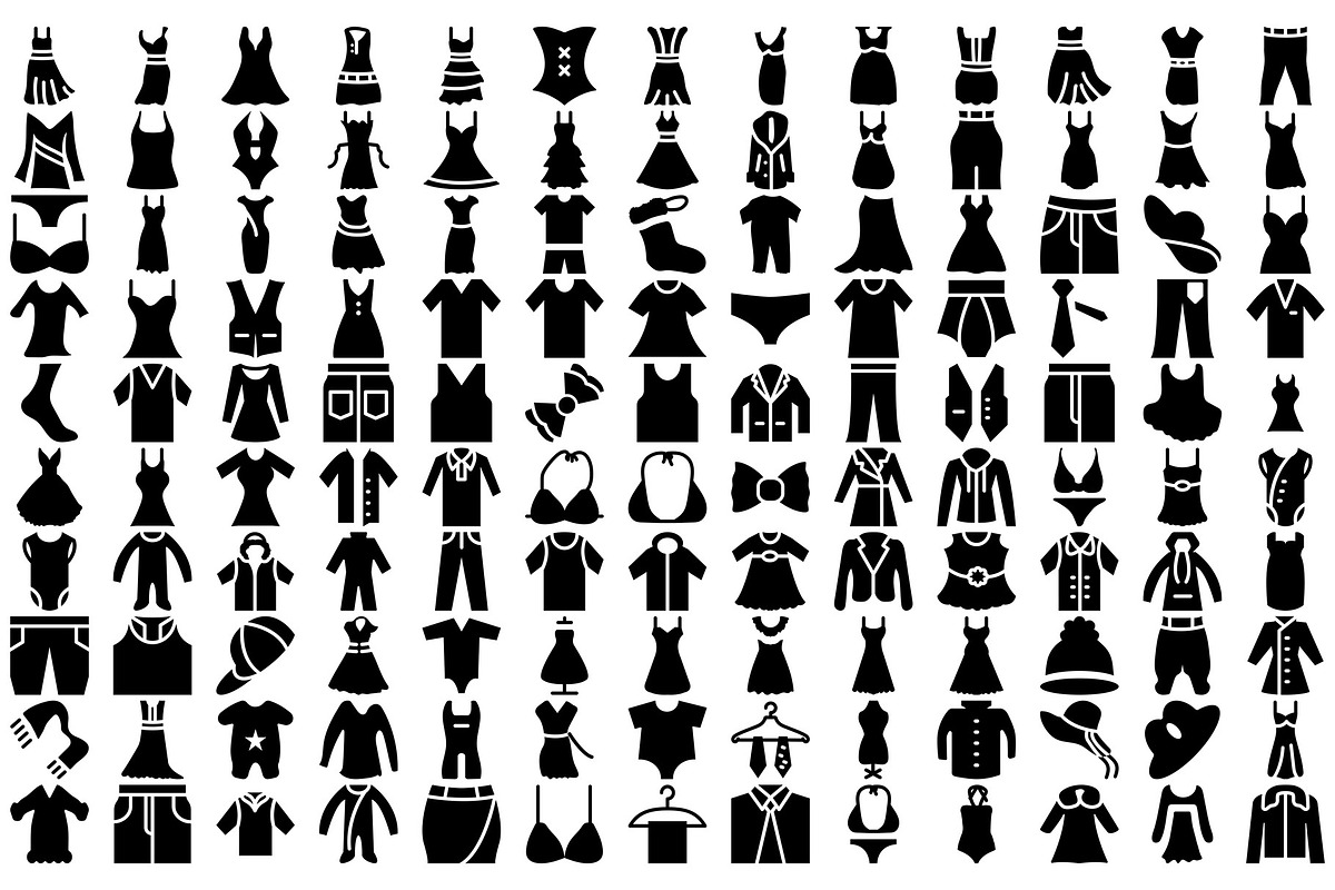Cloths Vector Icons Modern Designs., an Icon by Vector Portal (Photo 5 of 9)