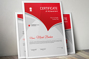 Certificate Word | PSD | AI, a Stationery Template by Curve Design (Thumbnail 1 of 6)