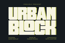 Urban Block - Bold Display Sans