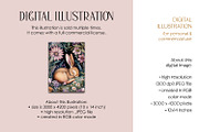 Cute Sleeping Hare Illustration, an Animal Illustration by The Dutch Lady Designs (Thumbnail 3 of 4)