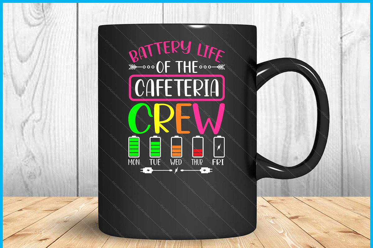 Battery Life Of The Cafeteria Crew, a Graphic by Creativeusart (Photo 3 of 4)
