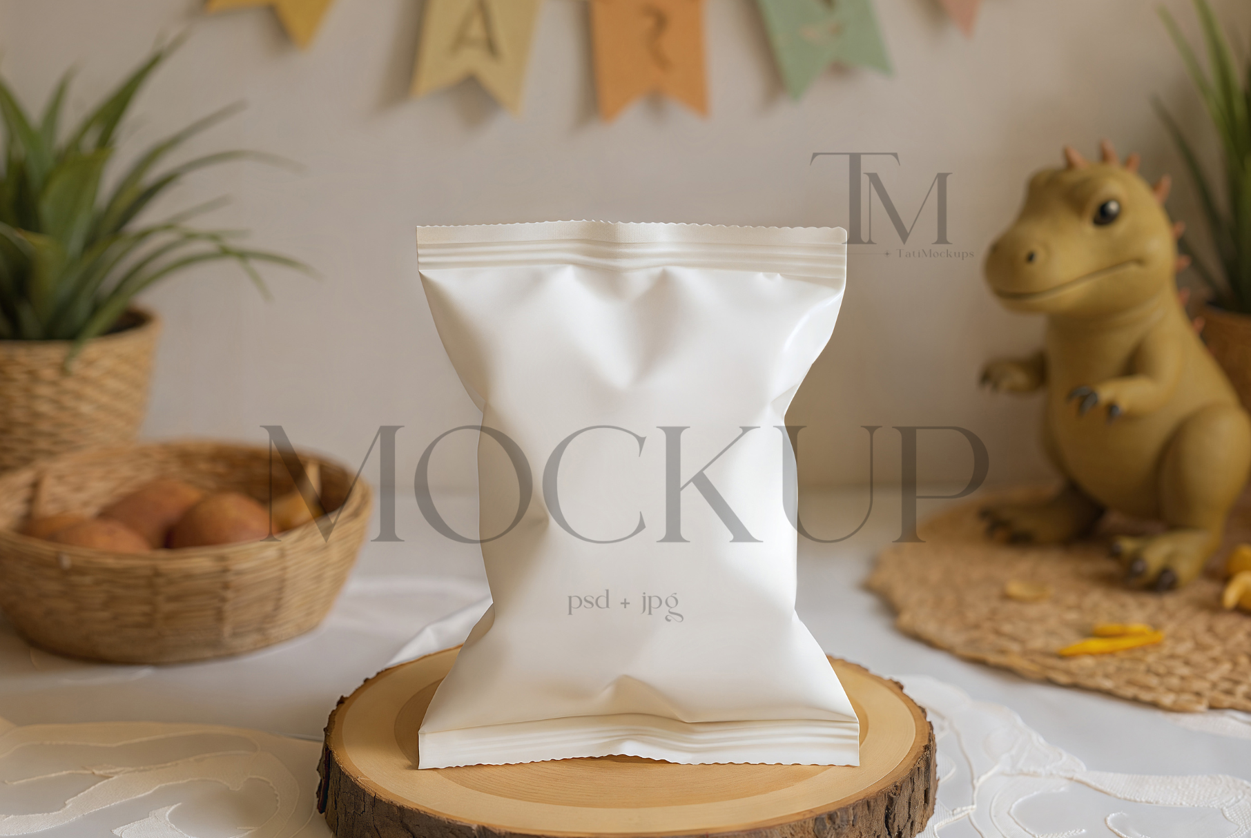 Minimal Chip Wrapper Mock Up, a Product Mockup by TatiMockup