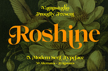 Roshine – Elegant Vintage Serif Font