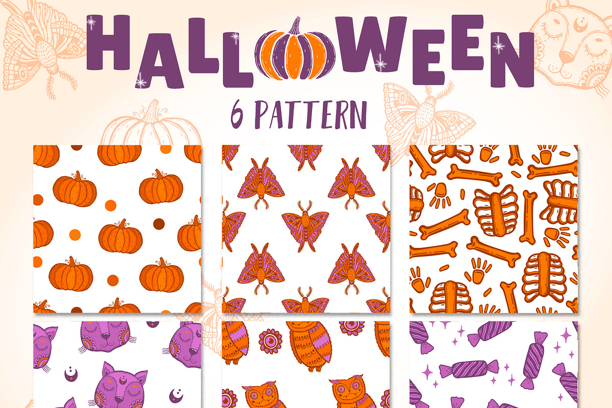 Halloween party.Holiday collection., an Object Illustration by Moonflora (Photo 6 of 7)