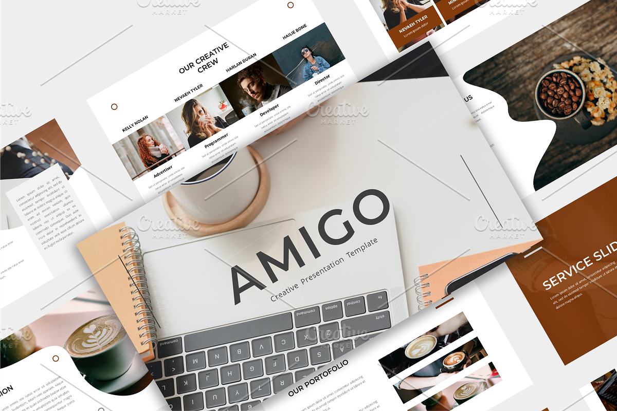 Coffee Drink Presentation Bundle, a Presentation Template by Artiveko (Photo 1 of 4)