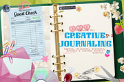 Retro Pastel Scrapbook Journal Kit, an Object Graphic by DreamoraArt (Thumbnail 13 of 13)
