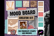 Procreate Mood Board Creator Kit, a Brush Add-On by AlwaysBeColoring (Thumbnail 1 of 13)