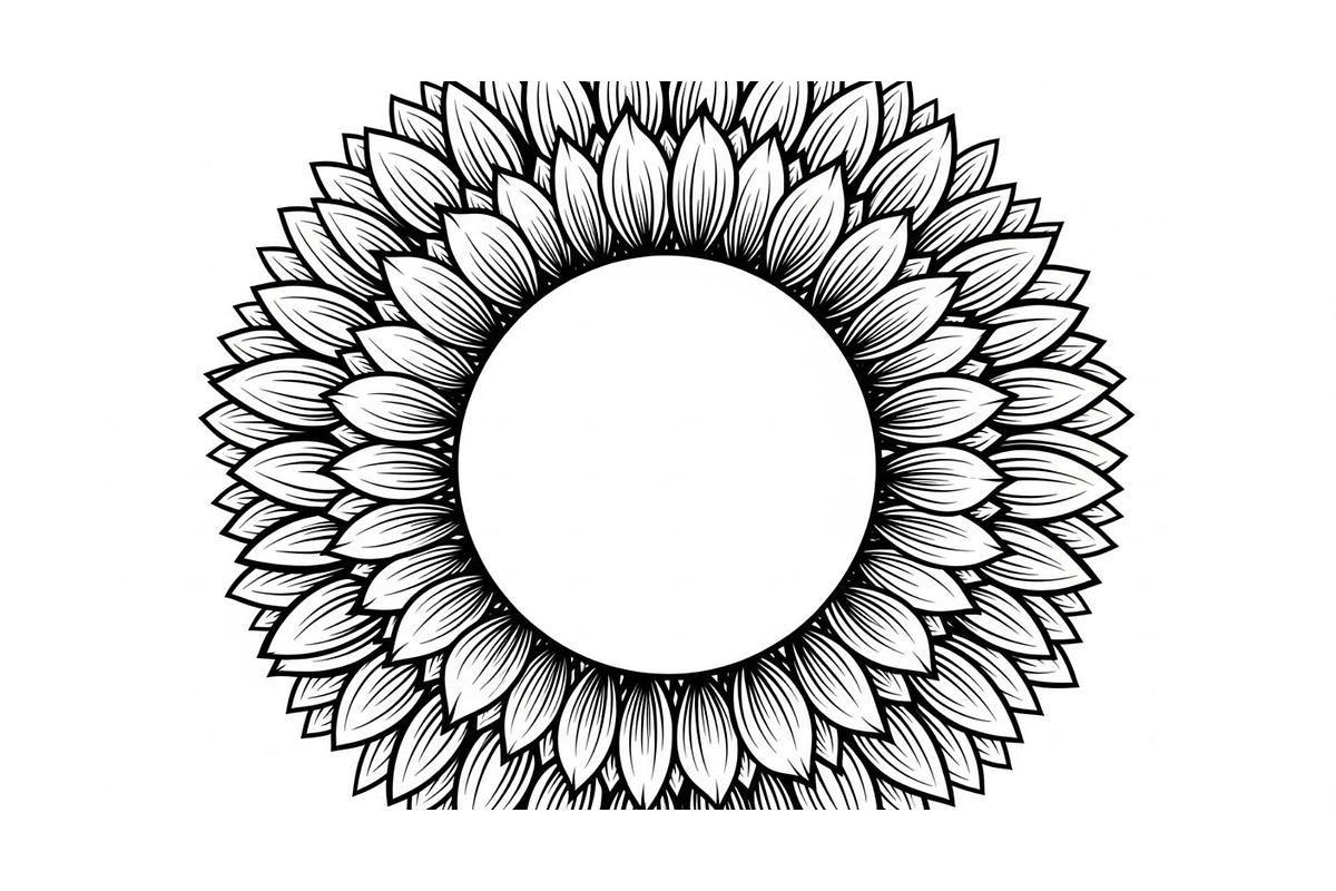 Floral Mandala Circle Frame Bundle, an Illustration by Gaye Art (Photo 11 of 51)