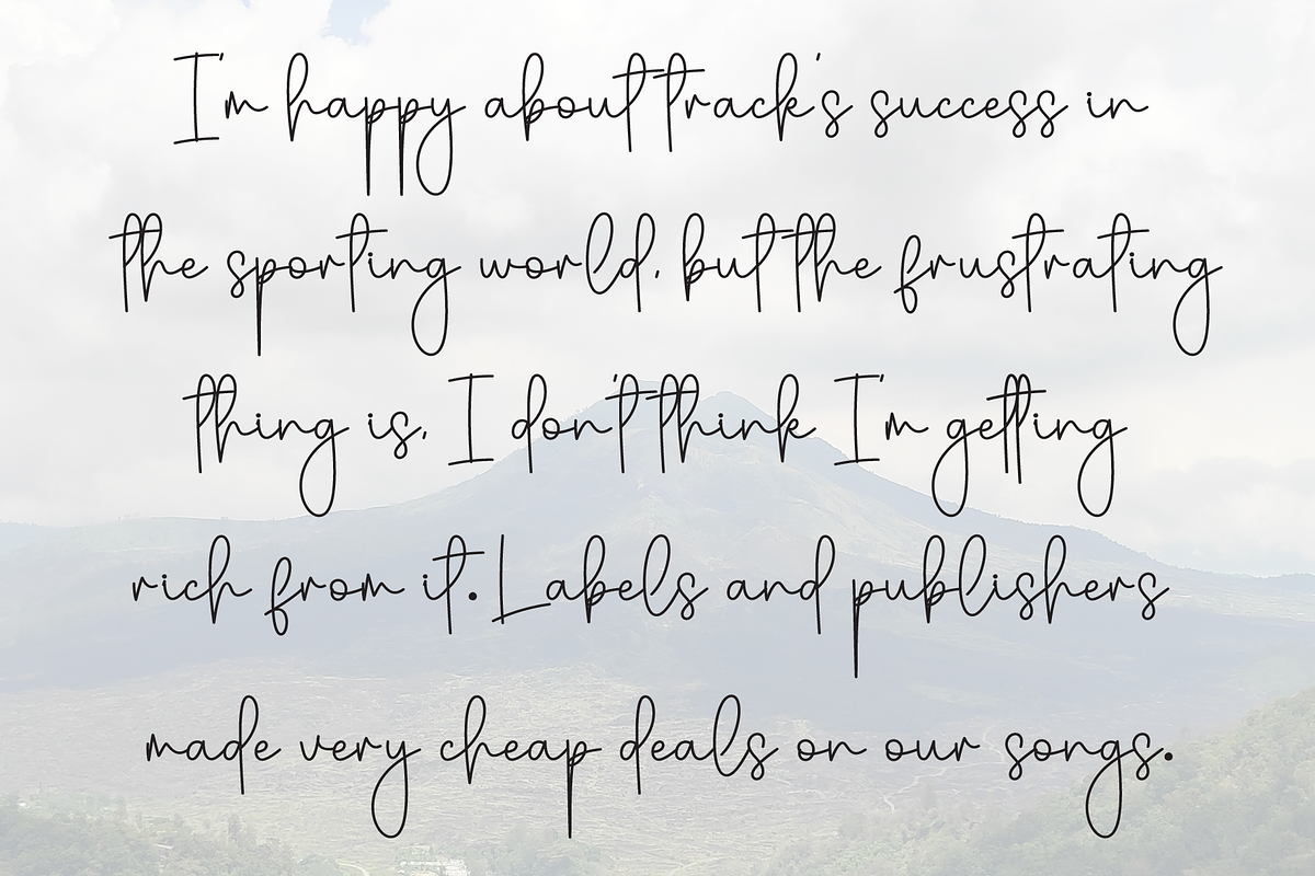 Welcome October | Script Font, a Handwritten Font by Scratchones (Photo 6 of 8)