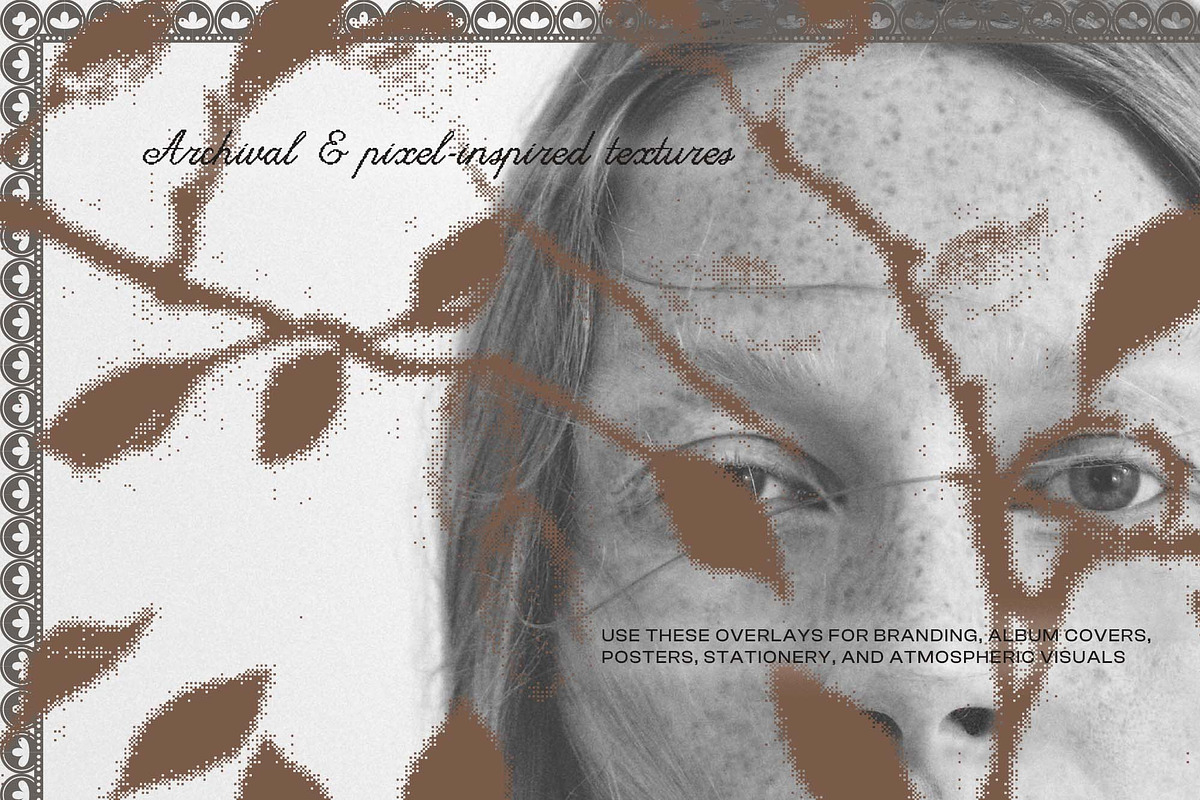 Pixel Bloom Archive Floral Overlays, a Texture Graphic by DigARTbyHavroshka (Photo 4 of 10)
