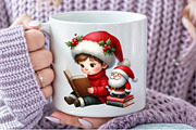 Christmas Reading Clipart, an Illustration by Pixels.Craft (Thumbnail 4 of 7)