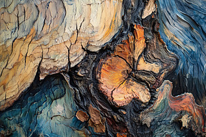 Old wooden tree cut surface, a Nature Photo by AlyaAnd