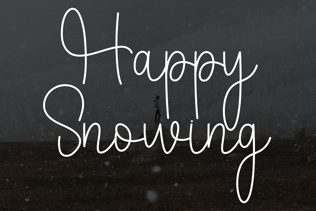 Snowing Signature, a Handwritten Font by FreshTypeINK (Photo 5 of 8)