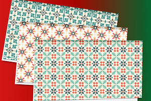 Boho Christmas Geometric Patterns