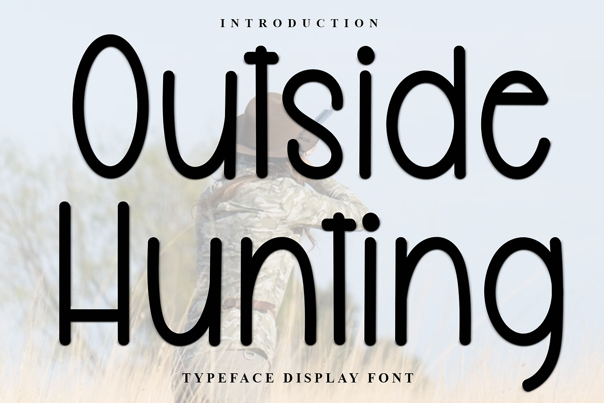 Outside Hunting, a Sans Serif Font by InermediaSTUDIO (Photo 1 of 8)